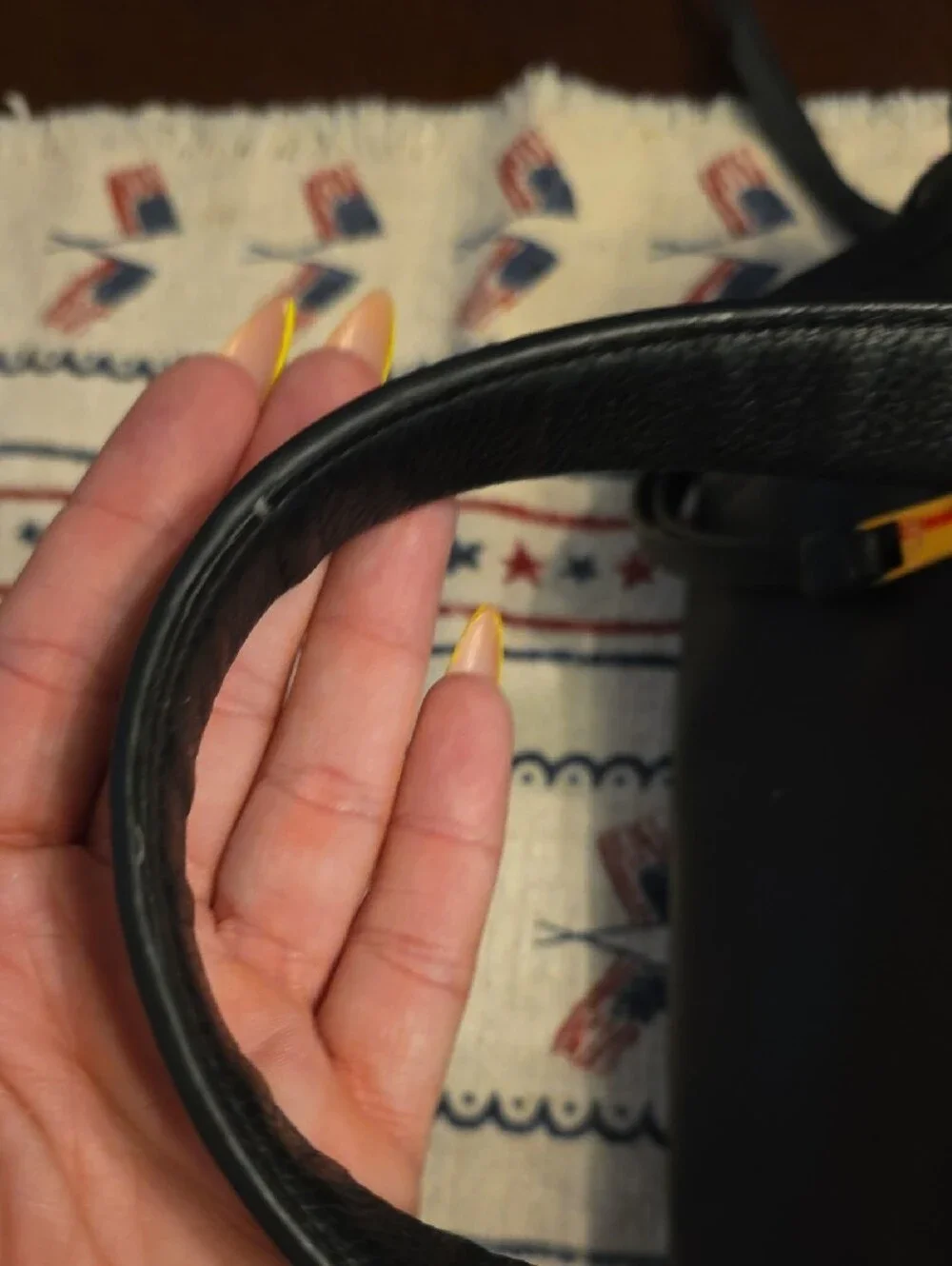 Marc Jacobs Black Leather Satchel with Gold Hardware